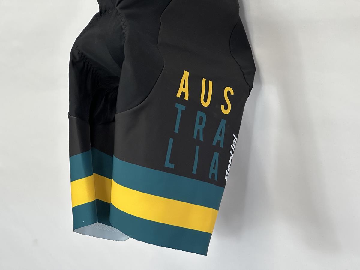 Equipo ciclista australiano - Culotte con tirantes de carrera para mujer de Santini