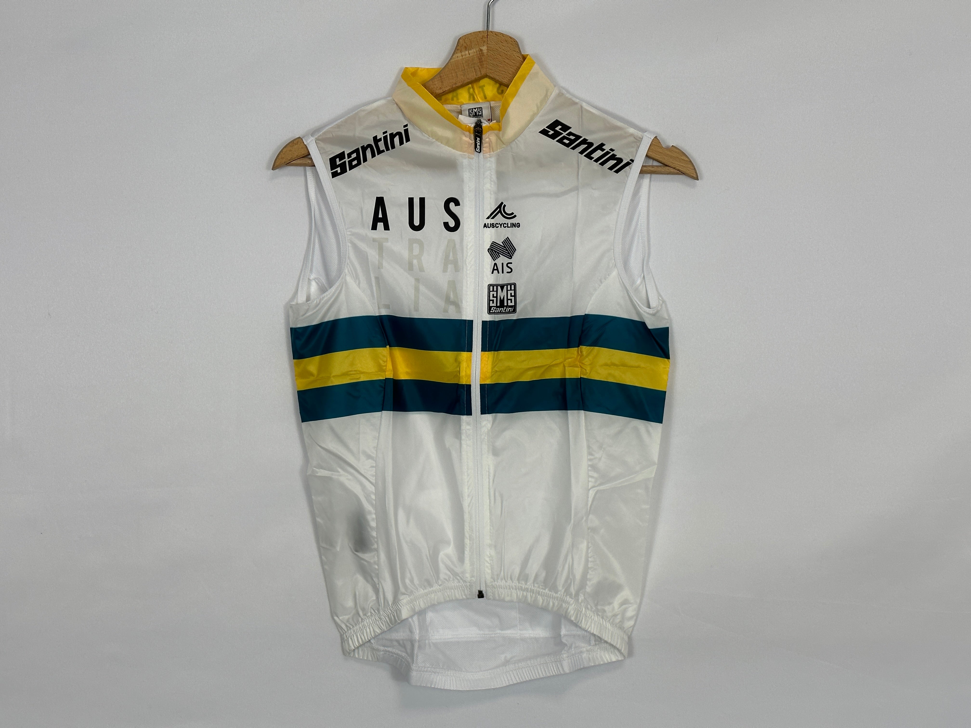 Australian National Team - Light Wind Vest by Santini