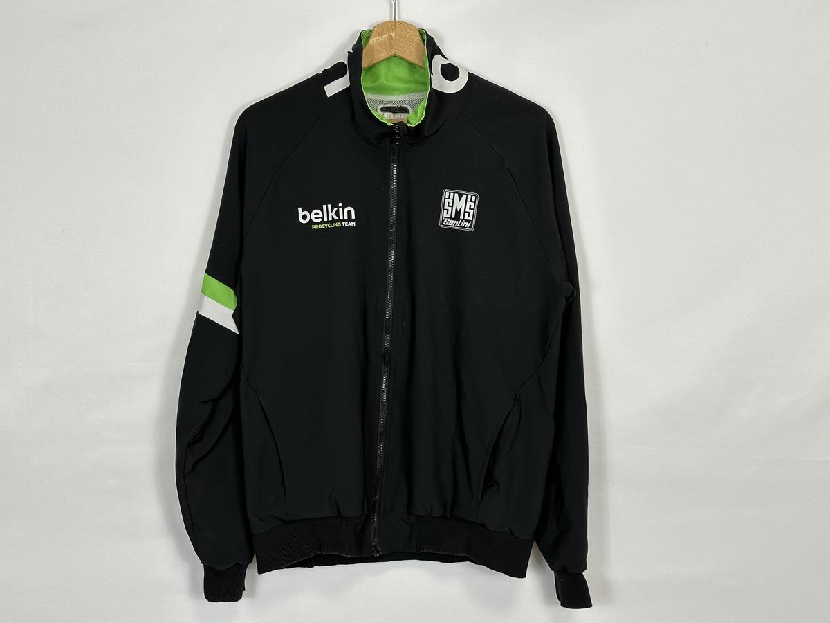 Belkin Pro Cycling Team - Giacca resistente al vento e alla pioggia di Santini