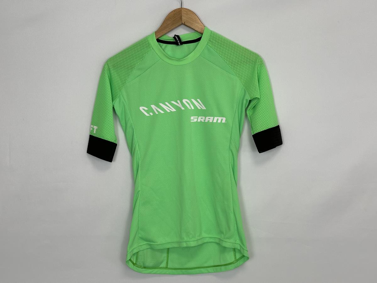 Canyon SRAM -Camisa de cascalho S/S feminina da Canyon