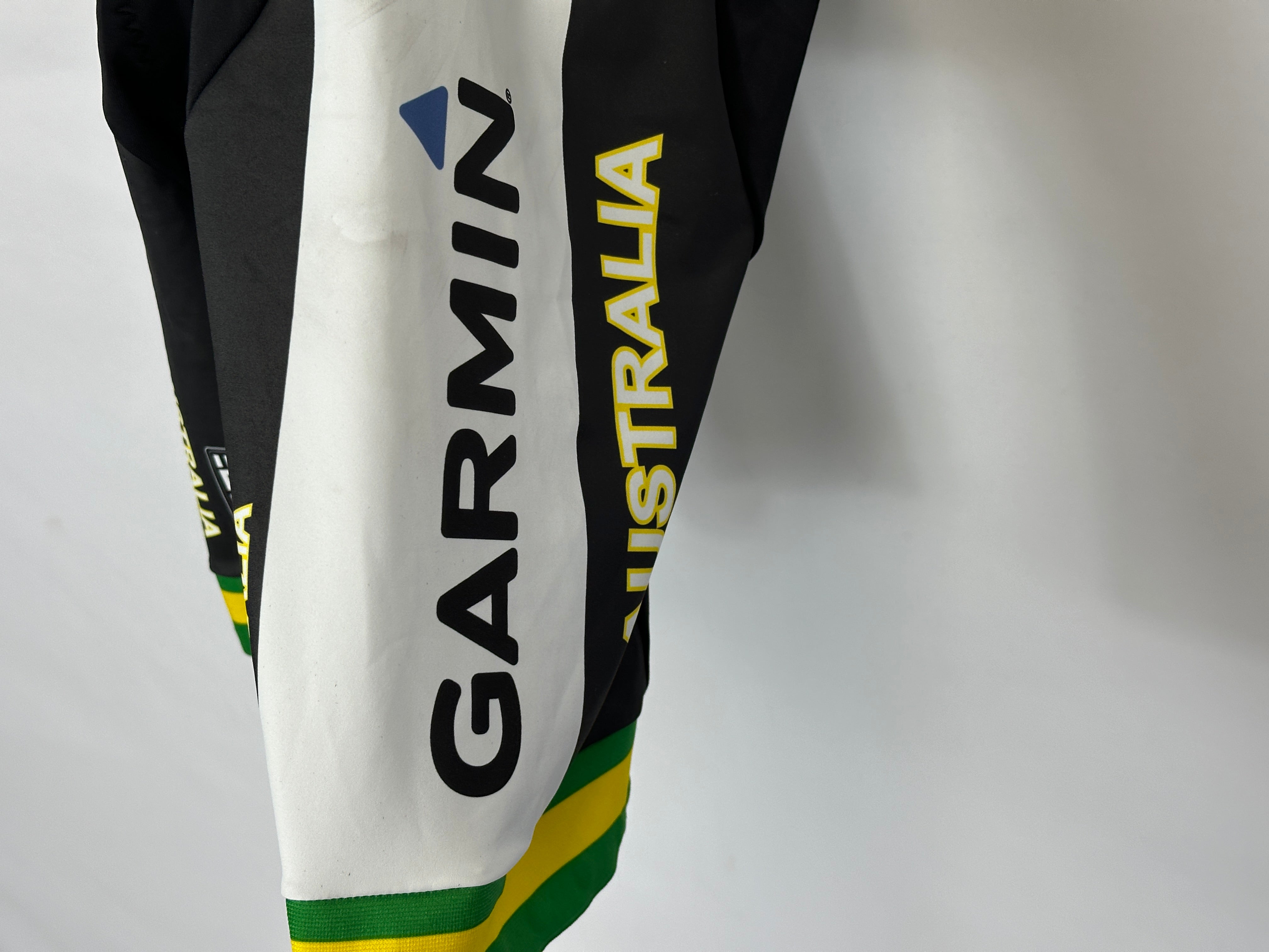 Garmin Cervélo Team - Culotte con tirantes regular del Campeonato Nacional de Australia de Santini