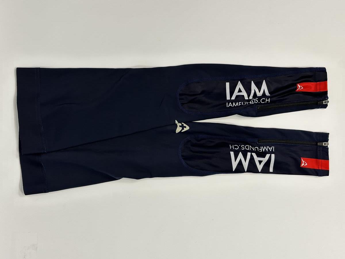 IAM Cycling Team - Blue Leg Thermal Warmers by Cuore