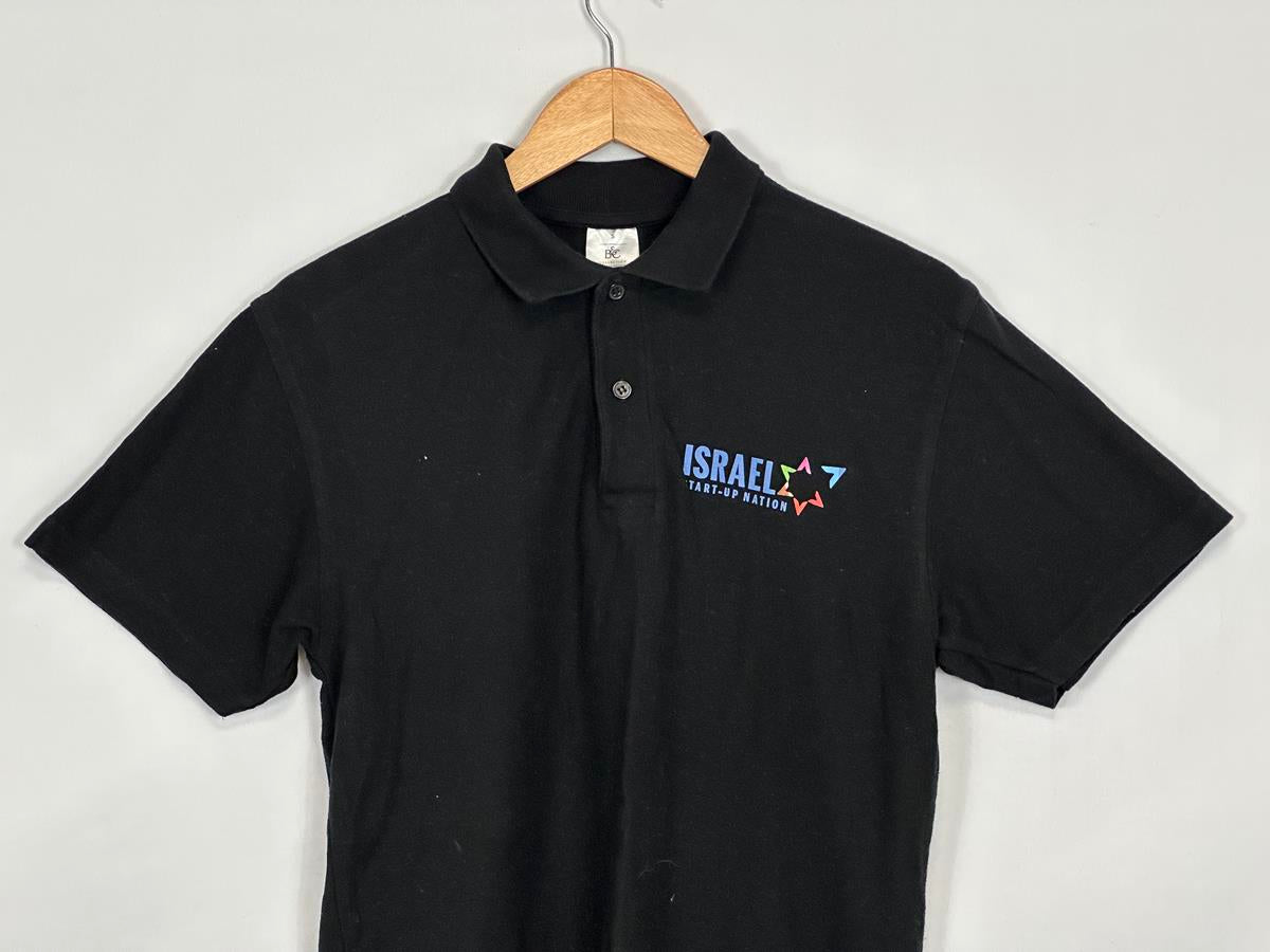 Israel Start-Up Nation - Black Polo Shirt by B&C