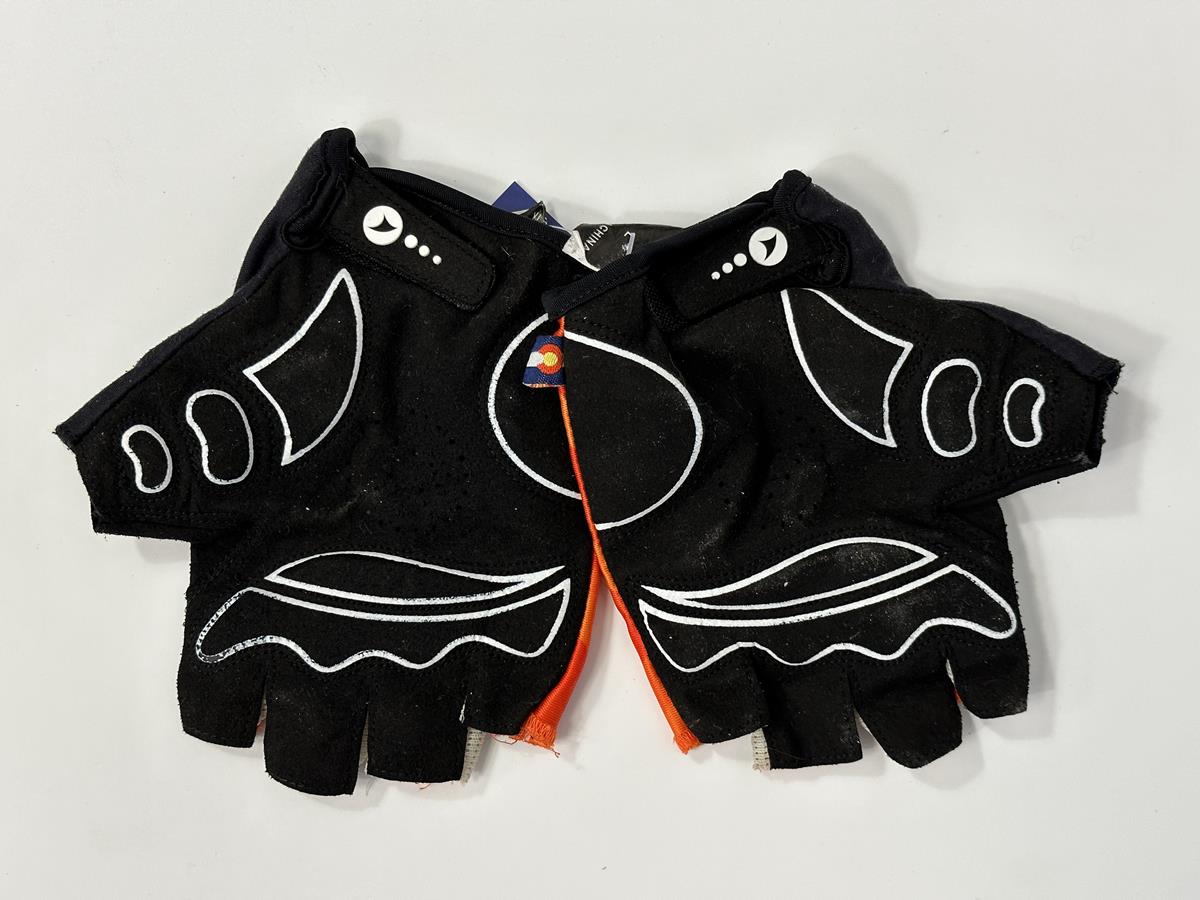 Orange Cycling Ascent Gloves by Pactimo