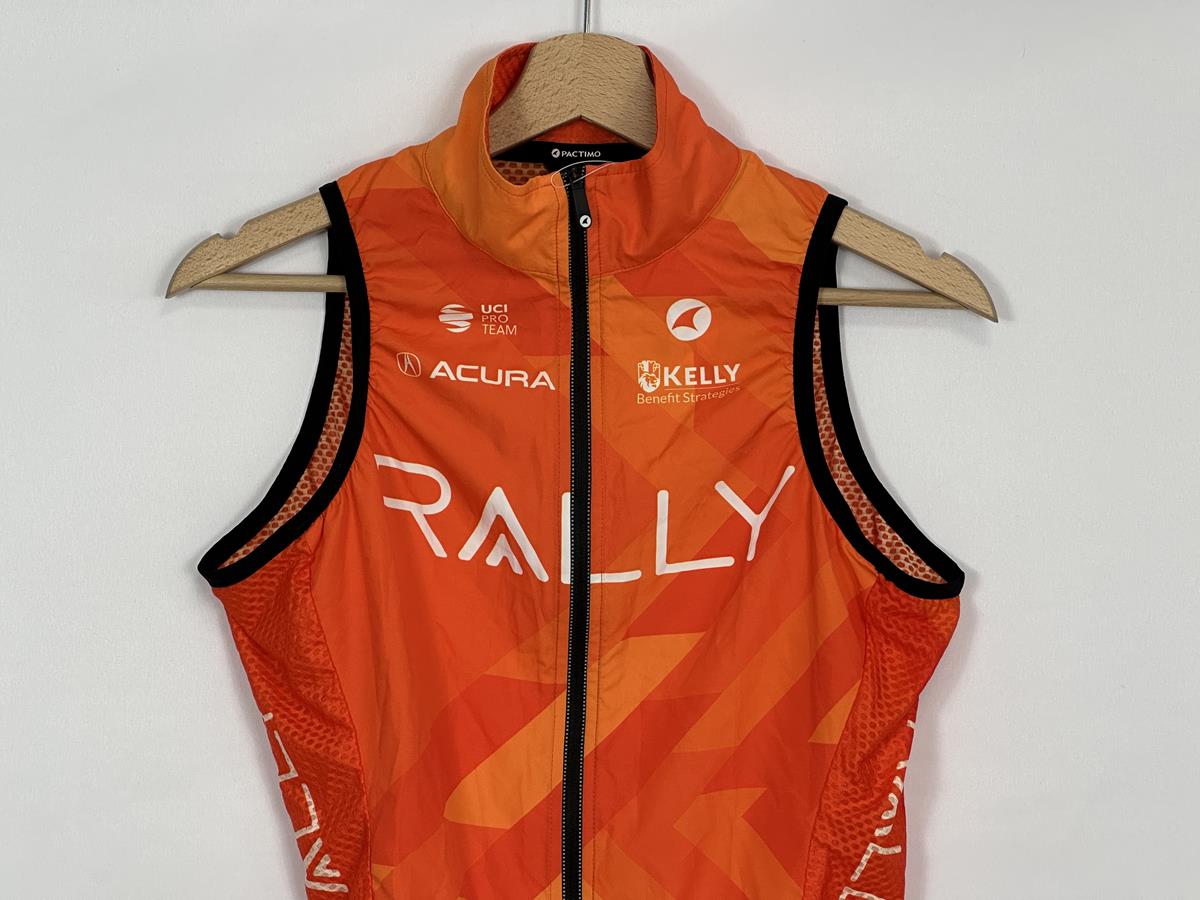 Rally Cycling Team - Chaleco cortavientos ligero de Pactimo