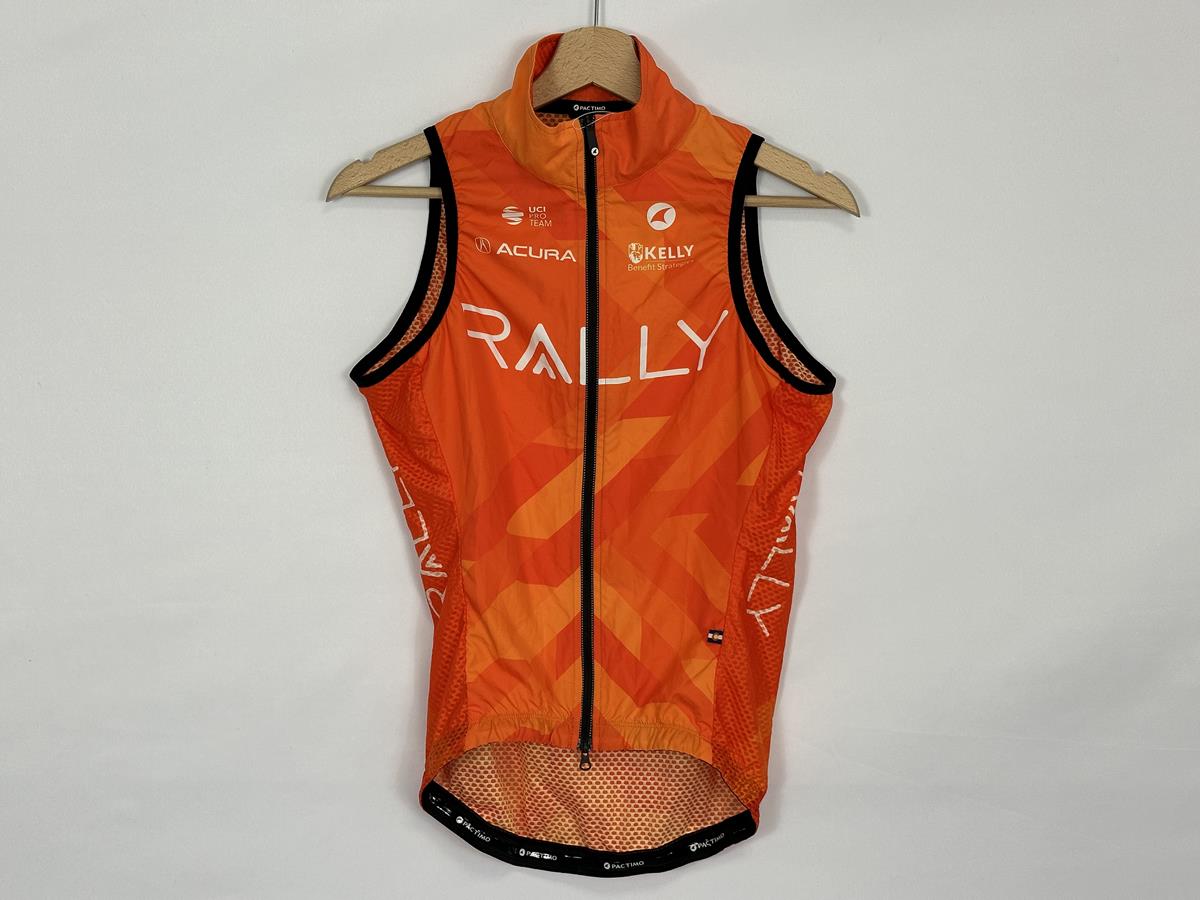 Rally Cycling Team - Colete leve à prova de vento da Pactimo