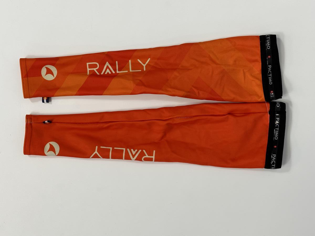 Rally Cycling Team - Orange Arm Warmers by Pactimo