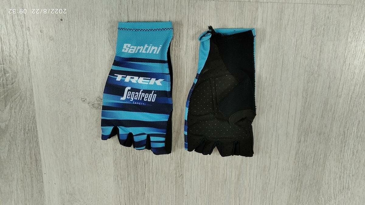 Trek Segafredo -  Women's Plume Fingerless Race Gloves by Santini