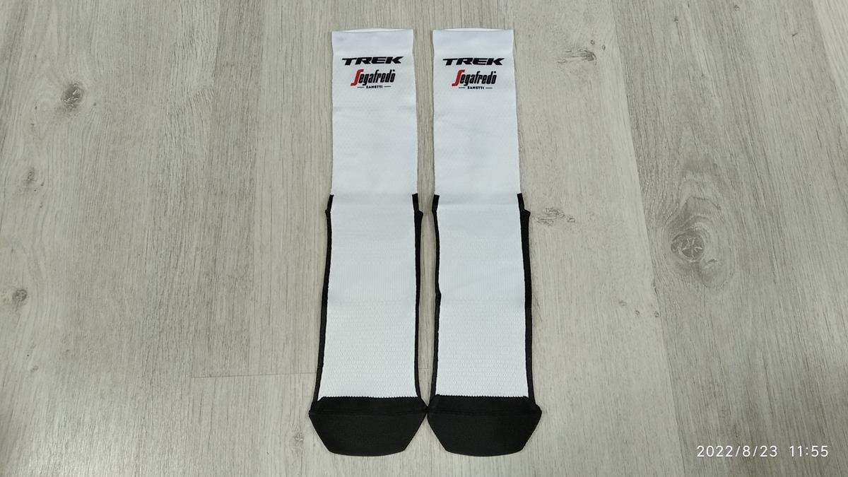 Trek Segafredo - White Ultralight Team Socks by Santini