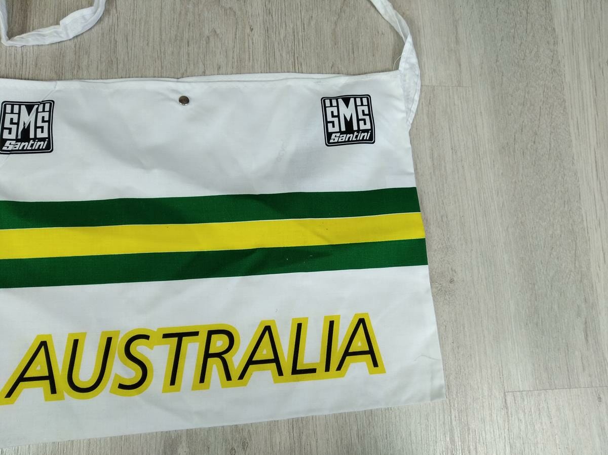 Australisches Radsportteam - Weiße Musette von Santini